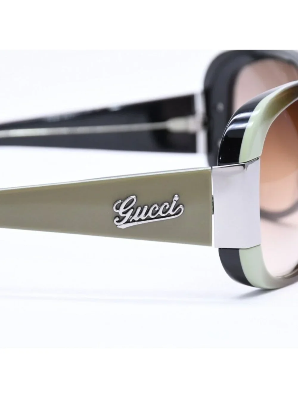 Gucci Sunglasses Eyewear S Brown Green Gradation